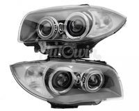 BMW 1 Series E81 E82 E87 E82 Bi Xenon Headlights Set 63117181289 And 63117181290 - AutoWin