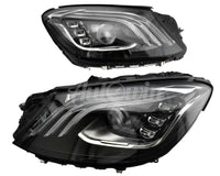 MERCEDES-BENZ S-CLASS W222 FL FULL LED MULTIBEAM HEADLIGHTS A2229062405 A2229062305 - AutoWin